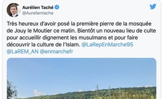 Le député Aurélien Taché ne veut pas que vous sachiez qu’il a inauguré une mosquée salafiste