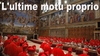 Conclave : l'ultime geste de Benoît XVI