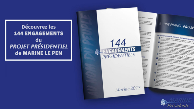 Le vote d’adhésion au projet de Marine Le Pen