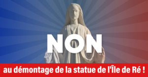 NON au démontage de la statue de l'Île de Ré !