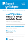 "Abrogation" : protéger le mariage après la loi Taubira