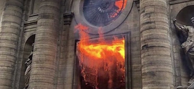 L'incendie dans église Saint-Sulpice est un acte "délibéré", la thèse de l'accident "exclue"