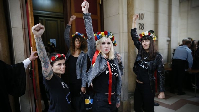 7 Femen renvoyées devant le tribunal correctionnel de Paris