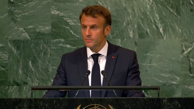 Discours d’Emmanuel Macron à l’ONU : le petit télégraphiste de la Maison-Blanche…