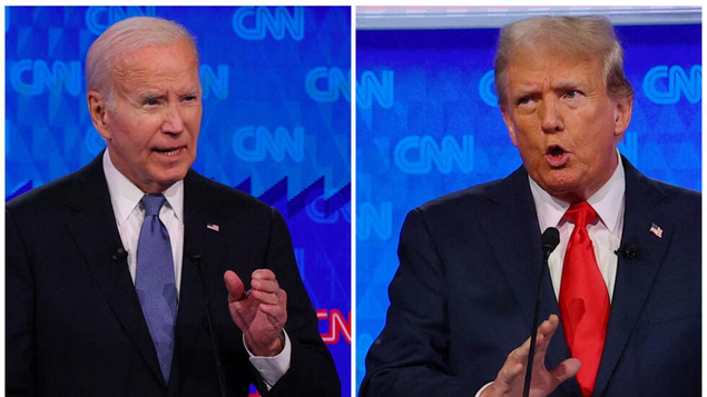 Élection présidentielle américaine 2024 : Donald Trump remporte le 1er débat face à un Joe Biden sénile