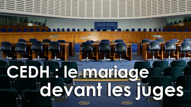 "Mariage" entre personnes de même sexe : deux nouvelles affaires devant le CEDH