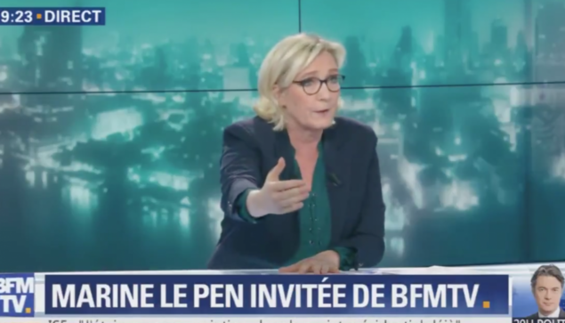 Marine Le Pen en lice pour le deuxième tour des présidentielles