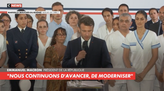 Marseille : la ville aura un nouvel hôpital militaire pour «préparer la France à une éventuelle guerre de haute intensité», annonce Emmanuel Macron