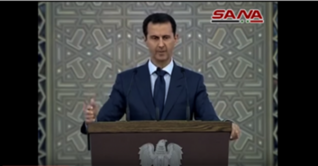 Discours du Président Al-Assad devant le corps diplomatique syrien [Août 2017]