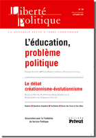 L'EDUCATION, PROBLEME POLITIQUE