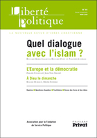 Quel dialogue avec l'islam ?