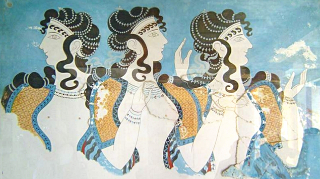 Fresques du palais de Knossos