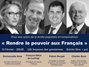 Débat public : "Rendre le pouvoir aux Français"